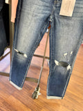 KanCan Bernadine High Rise Cuffed Slim Straight Jeans