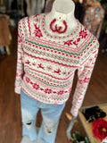 Marion Christmas Pattern Long Sleeve with Pockets