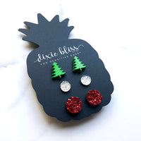 Lela Christmas Earring Set