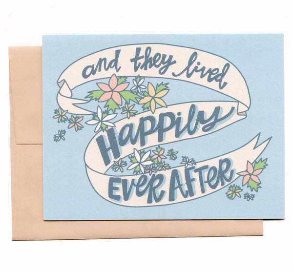 And They Lived Happily Ever After - Wedding/Engagement Card