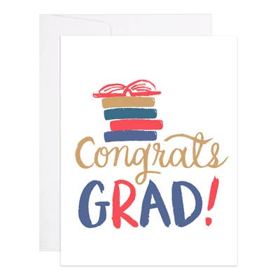 Congrats Grad! Books - Graduation Card