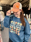 Crete’s Great Pumpkin Festival PREORDER Sea Blue Sweatshirt