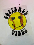 Softball Transfer Designs
