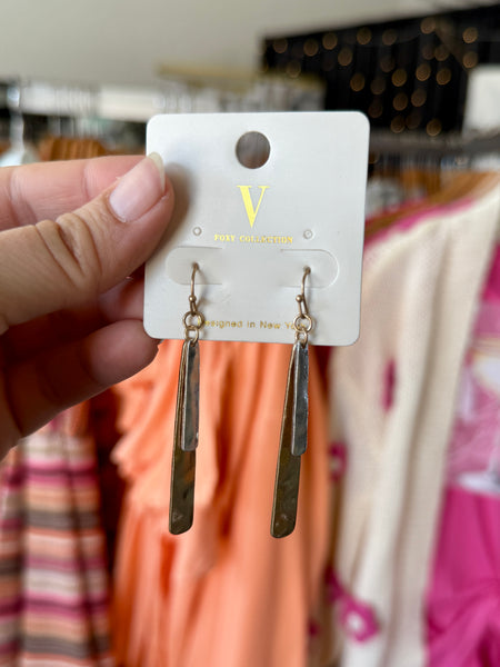 Nannie Tapered Drop Layered Earrings