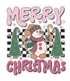 Pink Christmas Stickers for Motel Keychain