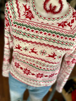 Marion Christmas Pattern Long Sleeve with Pockets