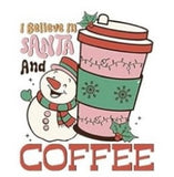 Coffee Christmas Stickers for Motel Keychain