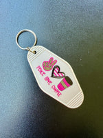 Assorted Motel Keychains