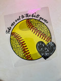 Softball Transfer Designs