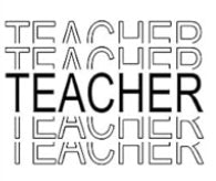 Retro Teacher Transfer Designs