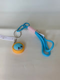 Assorted Cute Face Dumpling Wristlet Keychains
