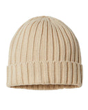 Nadine Sustainable Cable Knit Cuffed Beanie