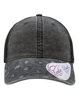 Infinity Her - Women's Printed Visor with Mesh Back Cap