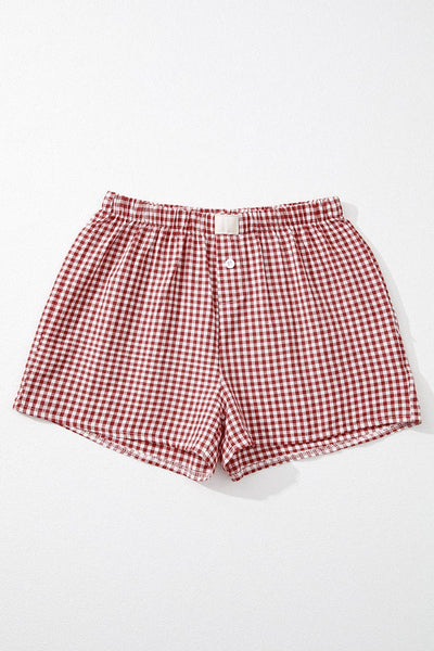 Carole Gingham High Waist Shorts
