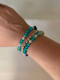 Alexis Multicolored Glass Bead Bracelet Set
