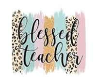 Retro Teacher Transfer Designs