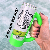 Emma 12 oz Slim Can Holder Handle