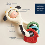 Itzy Spinner™ - Sensory Teething Rattle - Carmen the Cow