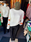 Valarie Pumpkin Sleeve Sweater