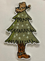 Western Christmas Patches