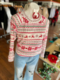 Marion Christmas Pattern Long Sleeve with Pockets