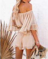 Nora Off Shoulder Bell Sleeve Romper
