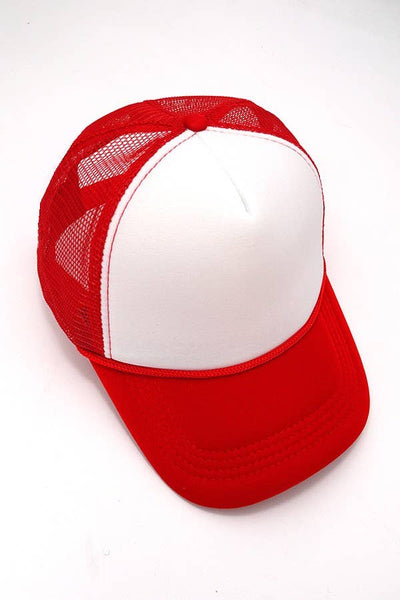 Reba Foam Front Mesh Back Trucker Hat