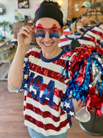 Anisa Patriotic Star Sunglasses