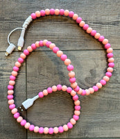 Jenna Beaded Phone Charger with Lightning & USB-C Cable