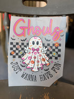 Cute Ghost Transfer Designs