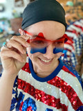 Anisa Patriotic Star Sunglasses