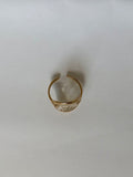 Brittany 18K Stainless Steel Floral Ring