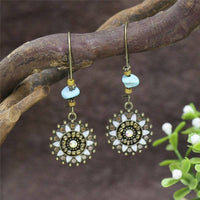 Doris Handmade Geometric Dangly Earrings
