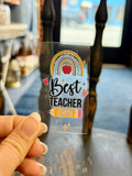 Teacher Stickers for Motel Keychain