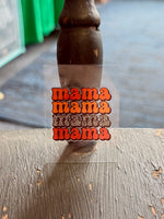 Mama Stickers for Motel Keychain