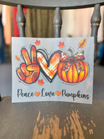 Fall Bow Transfer Designs