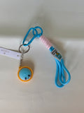 Assorted Cute Face Dumpling Wristlet Keychains