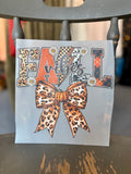 Fall Bow Transfer Designs