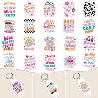 Funny Stickers for Motel Keychain