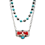 Tanisha Longhorn Beer Western Necklace