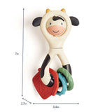 Itzy Spinner™ - Sensory Teething Rattle - Carmen the Cow