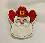 Western Christmas Patches