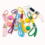 Assorted Cute Face Dumpling Wristlet Keychains