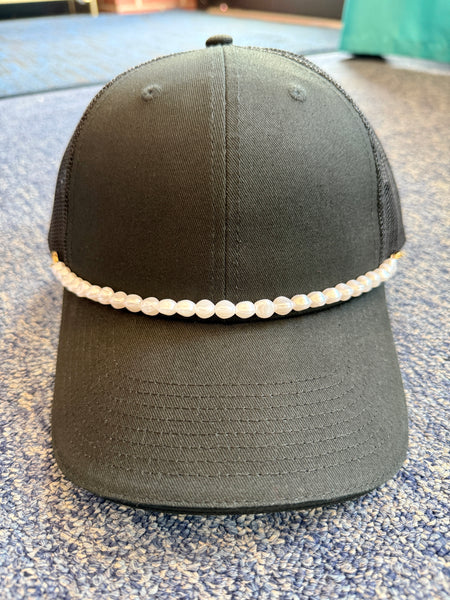 Gwen Pearl Beaded Hat Chain