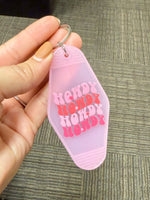 Assorted Motel Keychains
