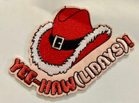 Western Christmas Patches