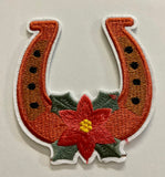 Western Christmas Patches