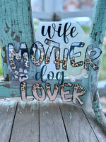 Dog Mom Transfer Designs ~ Large