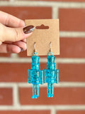 Josefina Glitter Nutcracker Ornament Earrings