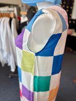 Blake Loose Sleeveless Colorful Checker Jumpsuit